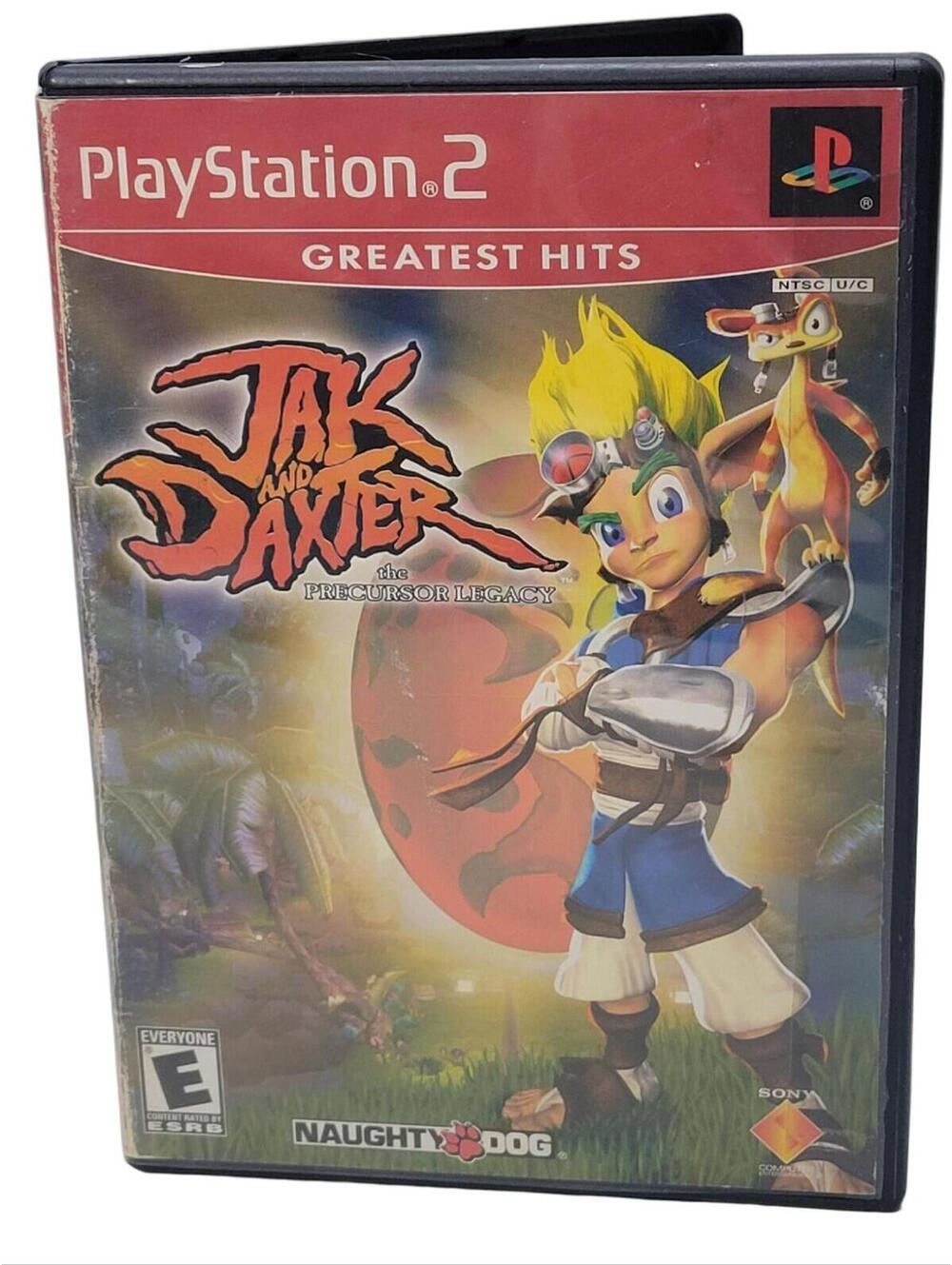 Jak and Daxter: The Precursor Legacy (Playstation 2, 2002) w/ Map!